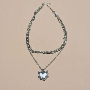 Heart necklace N1197